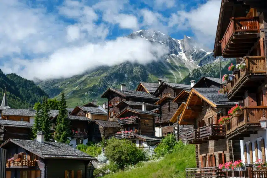 village de vacances à la montagne